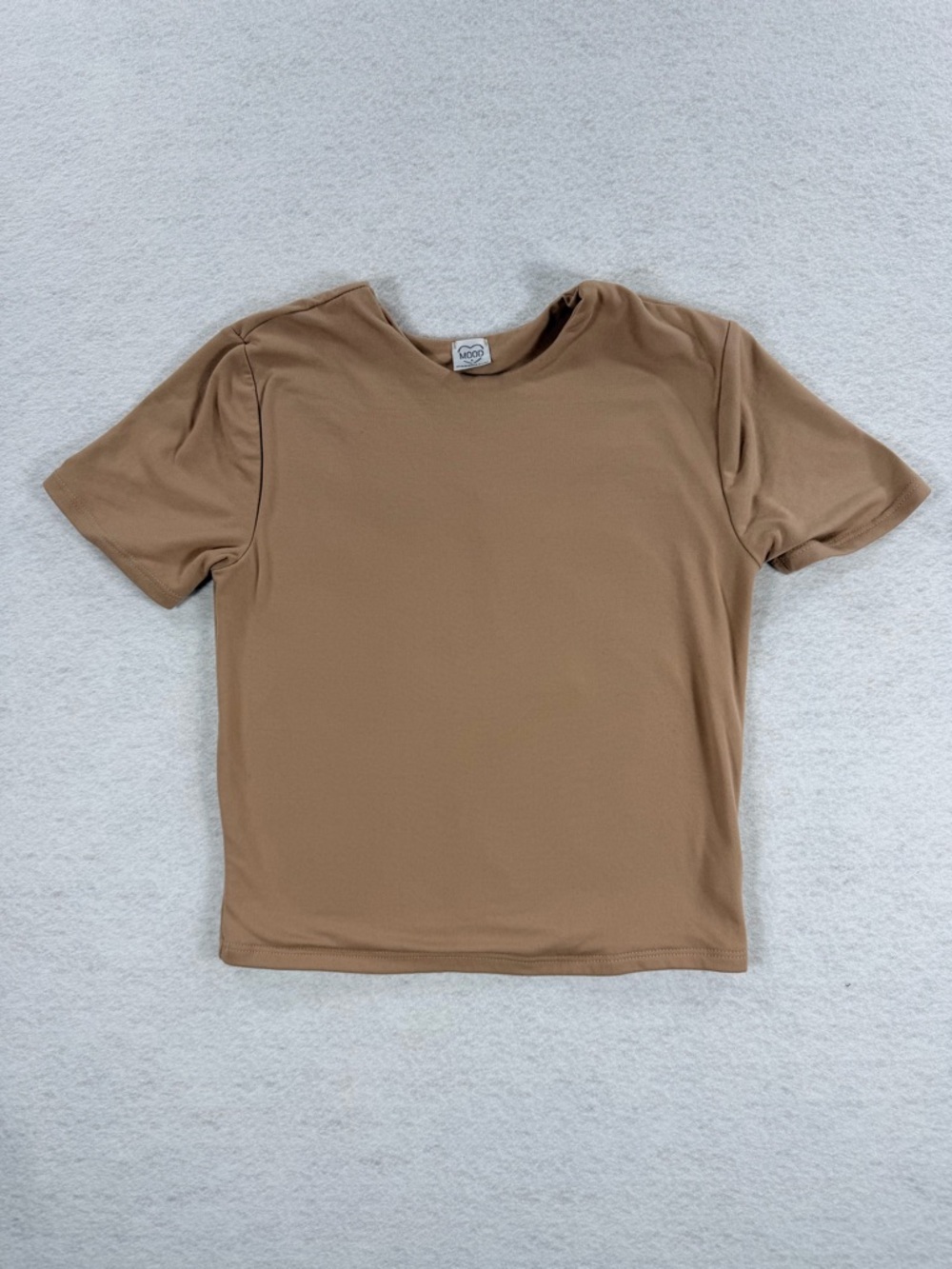 Soft Tan Short Sleeve Tee - Size Small